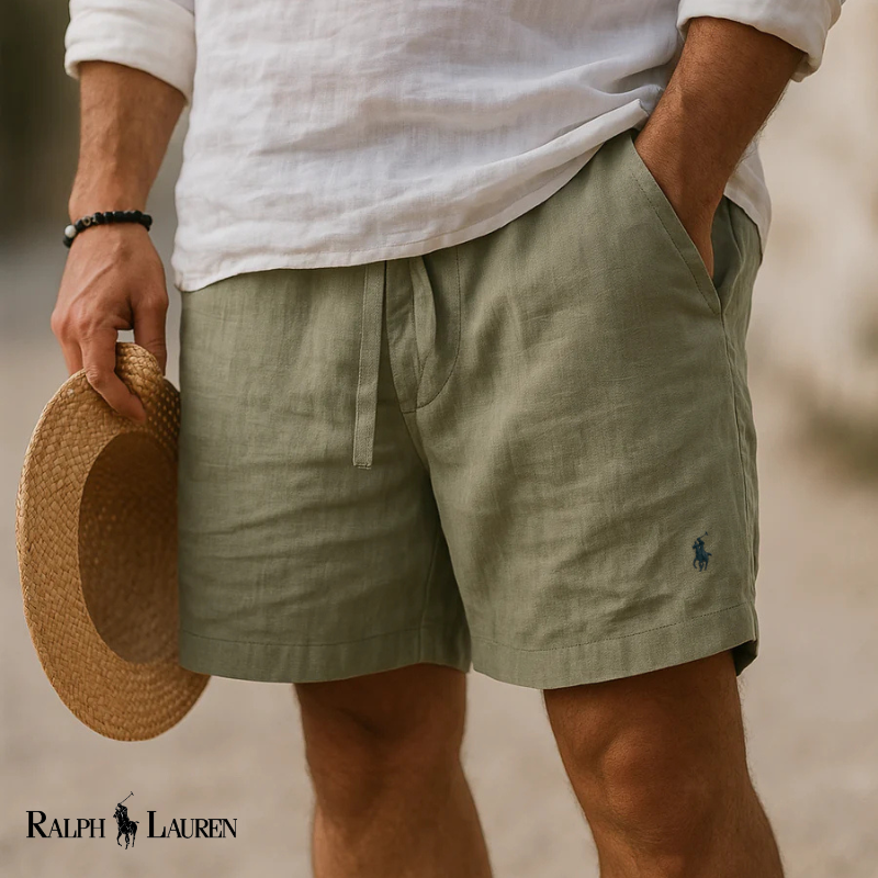Short Capri en Lin Héritage