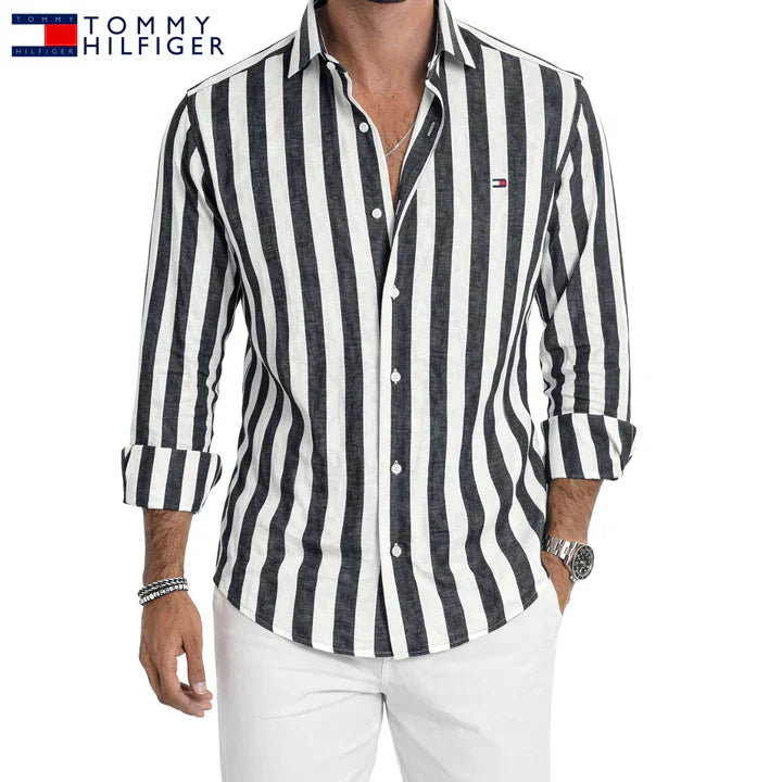 Chemise Rayee Casual Premium