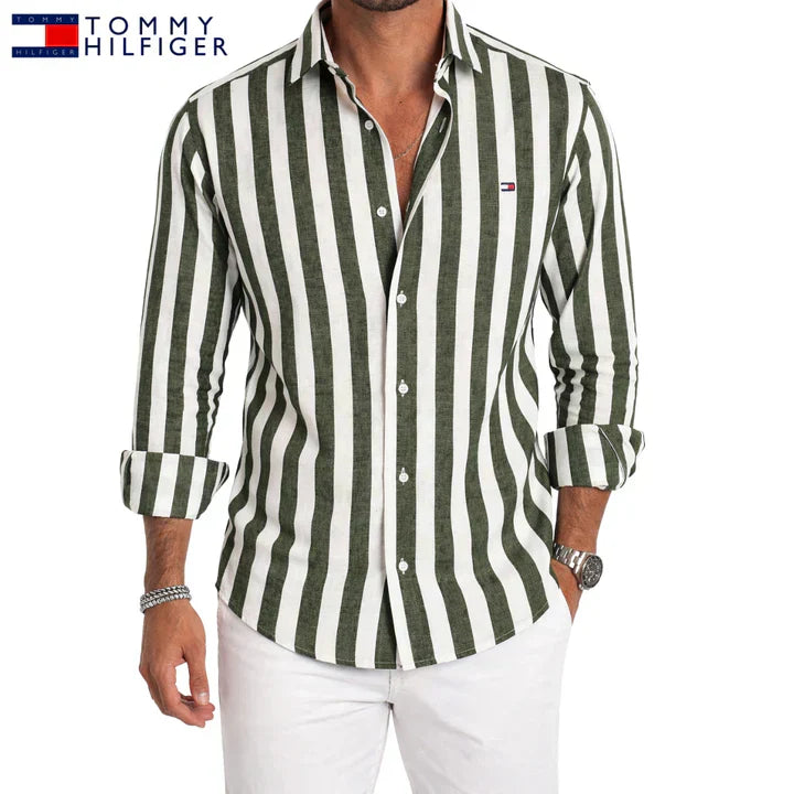 Chemise Rayee Casual Premium