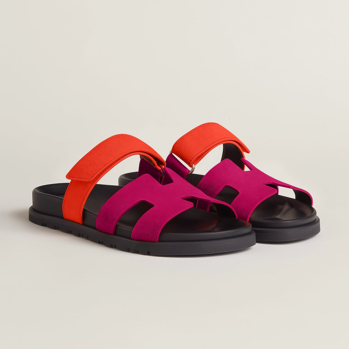 HRMS-Sandales Cuir H-Cut