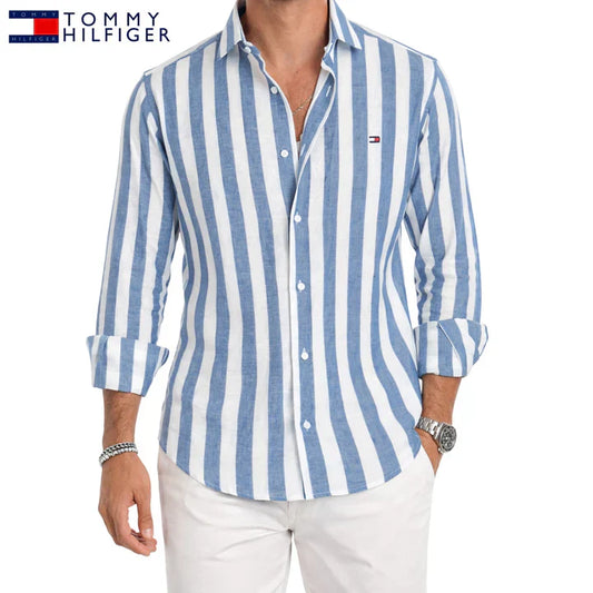 Chemise Rayee Casual Premium