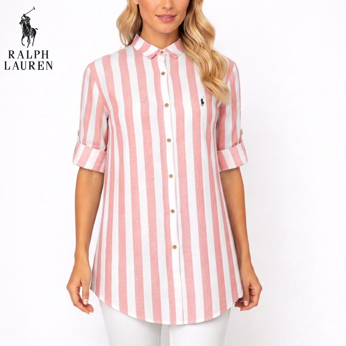 Chemise Tunique Rayures Verticales