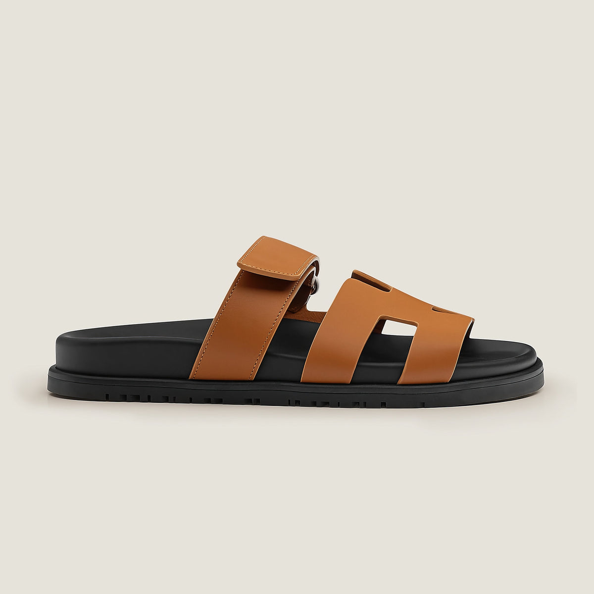 HRMS-Sandales Cuir H-Cut
