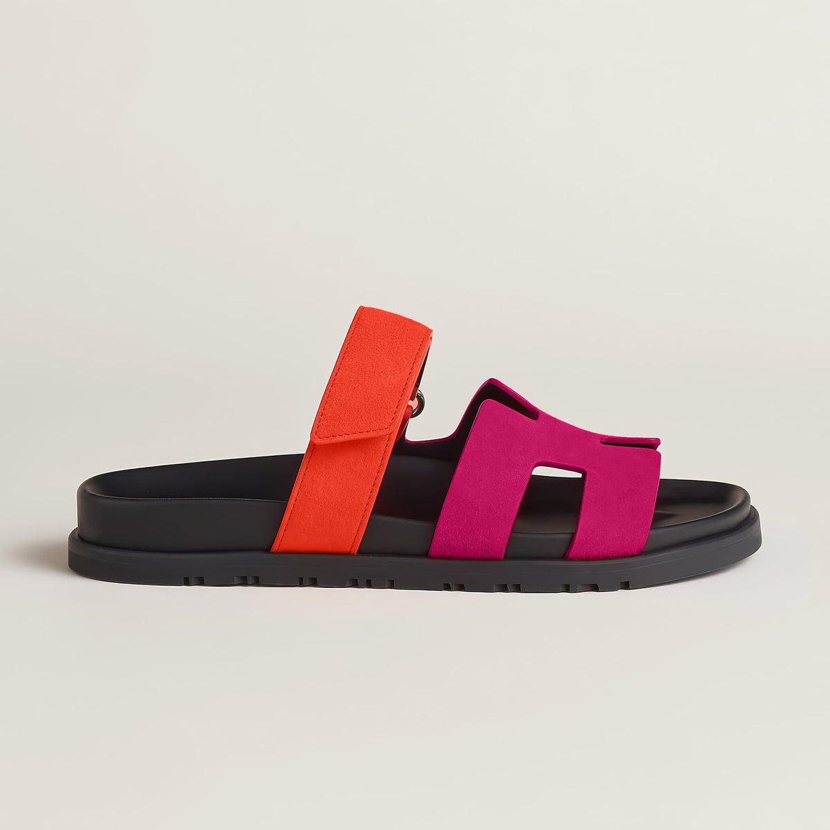 HRMS-Sandales Cuir H-Cut