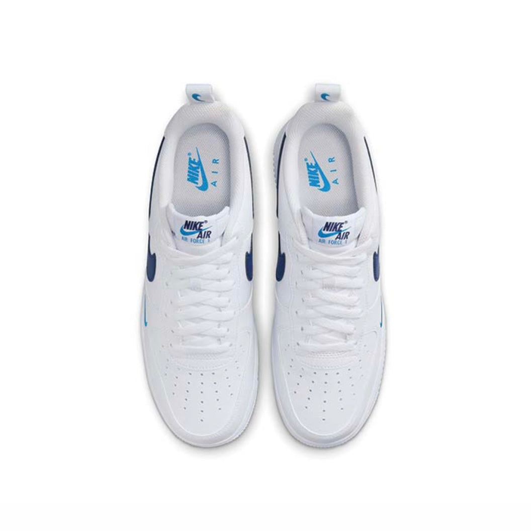 Nk Air Force 1 White Light Photo Blue Deep Royal Blue