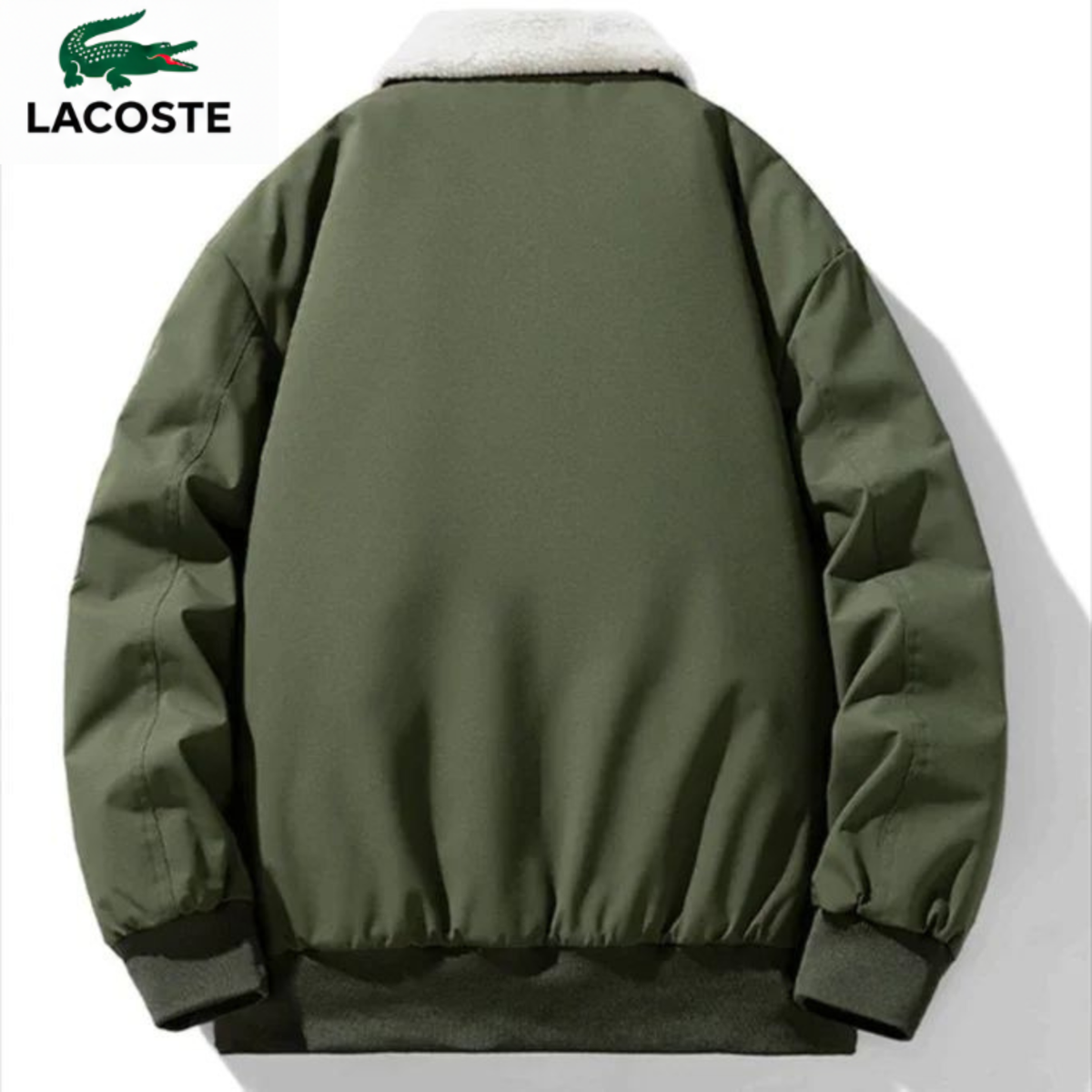 Veste d’hiver haut de gamme avec col en fourrure