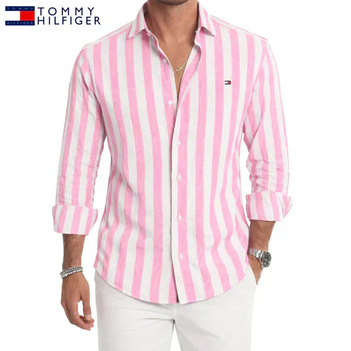 Chemise Rayee Casual Premium