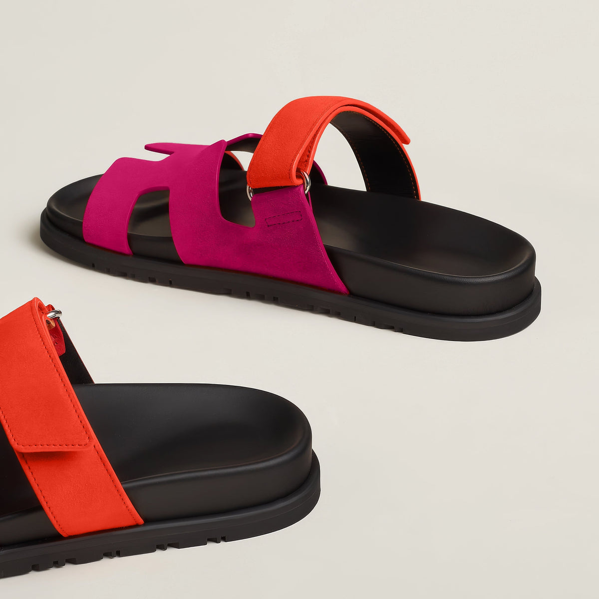 HRMS-Sandales Cuir H-Cut