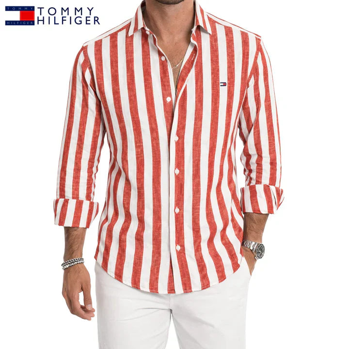 Chemise Rayee Casual Premium