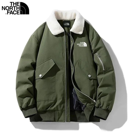 Veste d’hiver haut de gamme avec col en fourrure