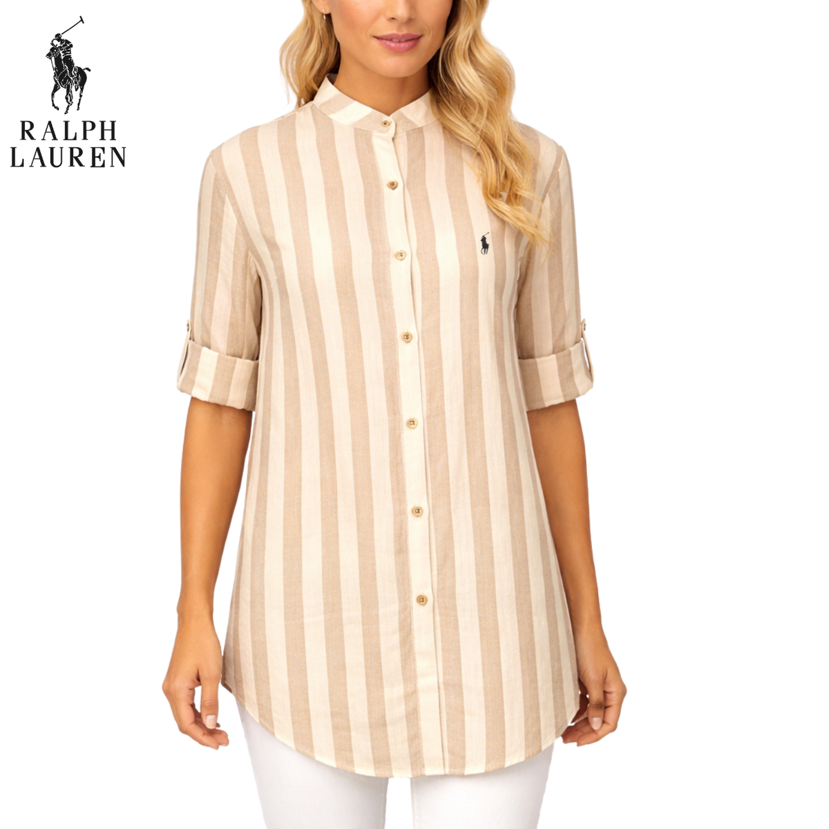 Chemise Tunique Rayures Verticales