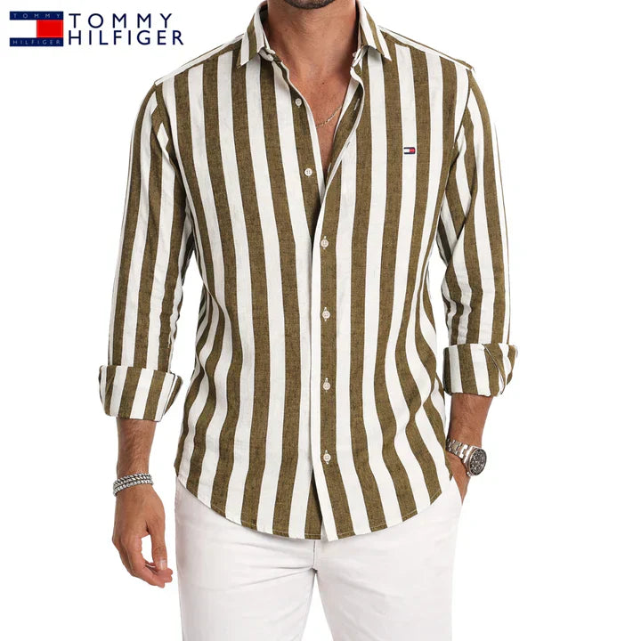 Chemise Rayee Casual Premium