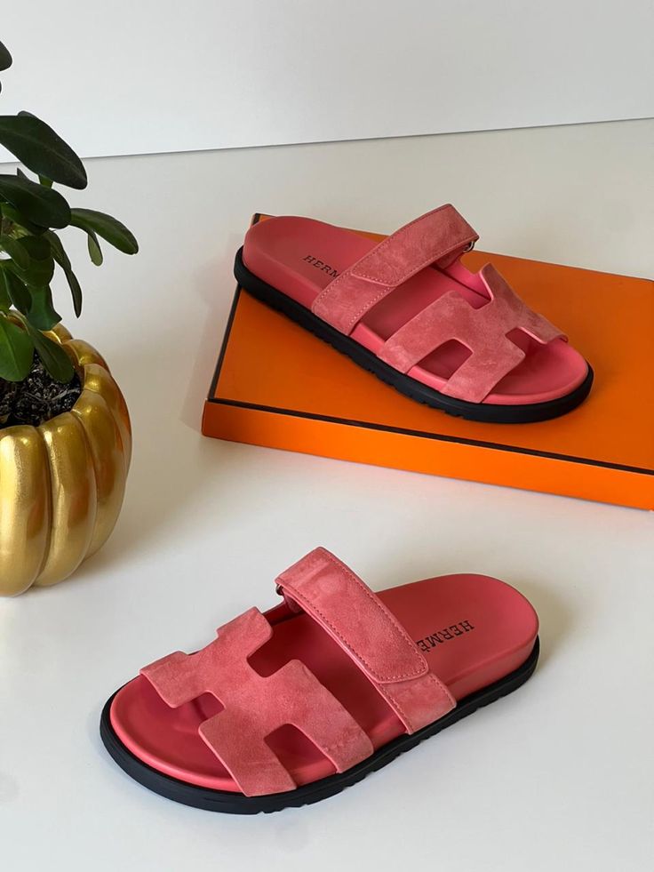 HRMS-Sandales Cuir H-Cut