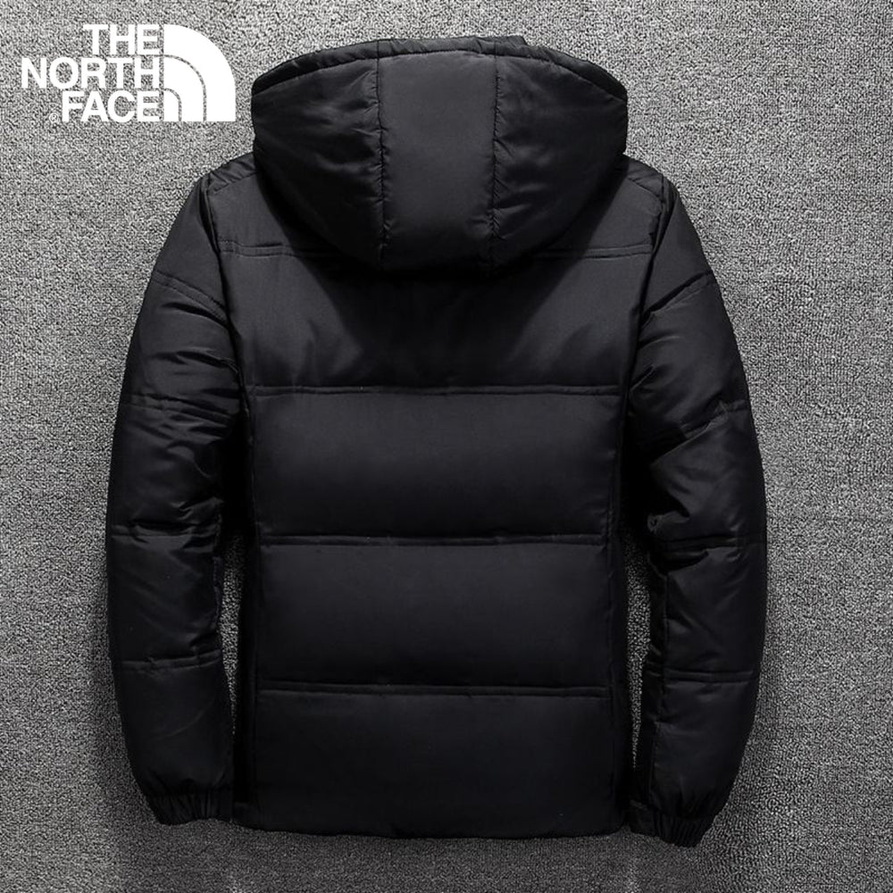 Veste imperméable noire vue de dos