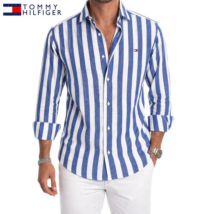 Chemise Rayee Casual Premium