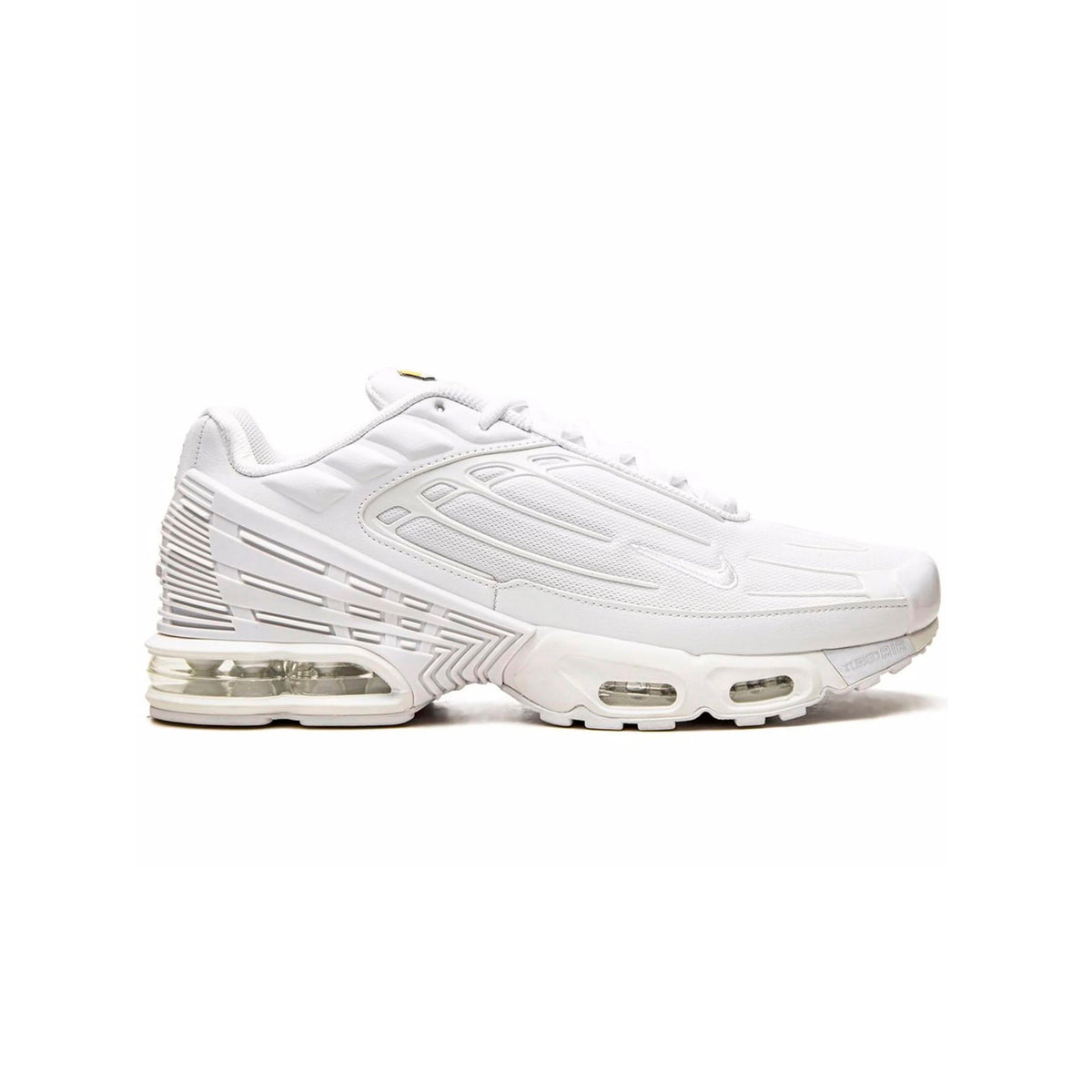 NK Air Max Plus 3 White, Baskets Lifestyle Unisexe Mesh