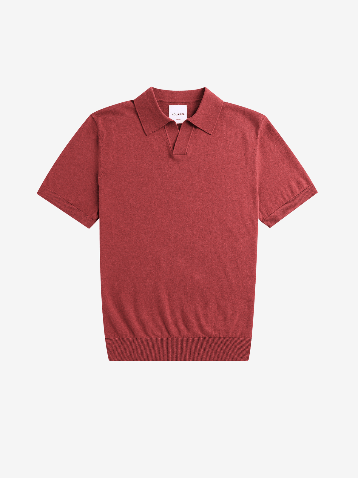 Parker Cotton-Silk Polo – Brick Red - Roviane