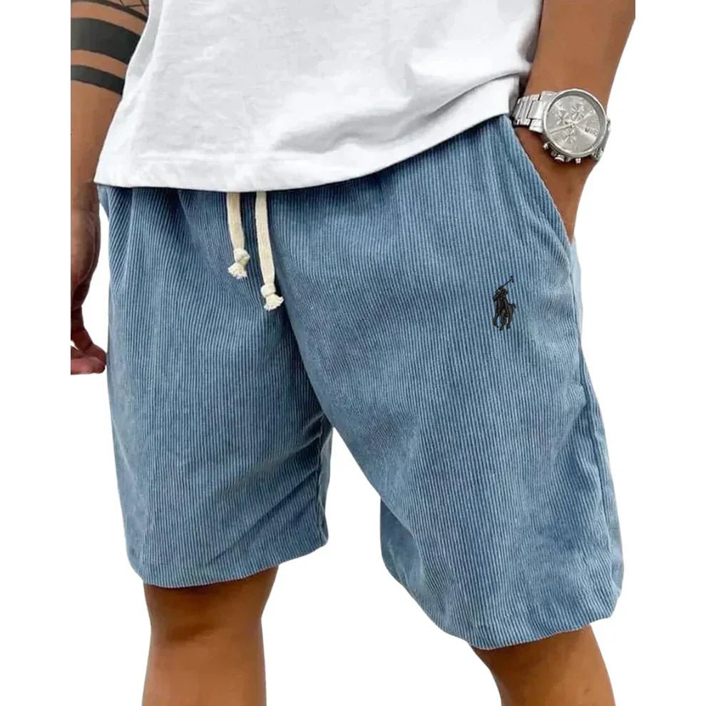 Short Confort en Velours Cotele