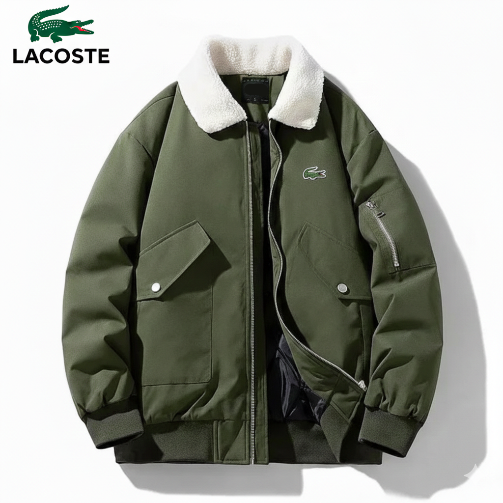 Veste d’hiver haut de gamme avec col en fourrure