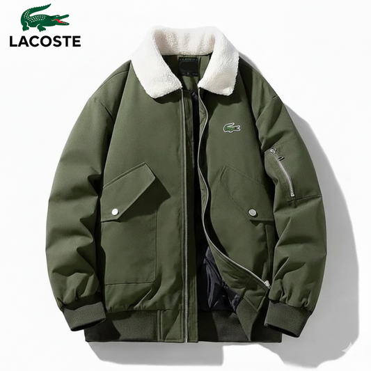 Veste d’hiver haut de gamme avec col en fourrure