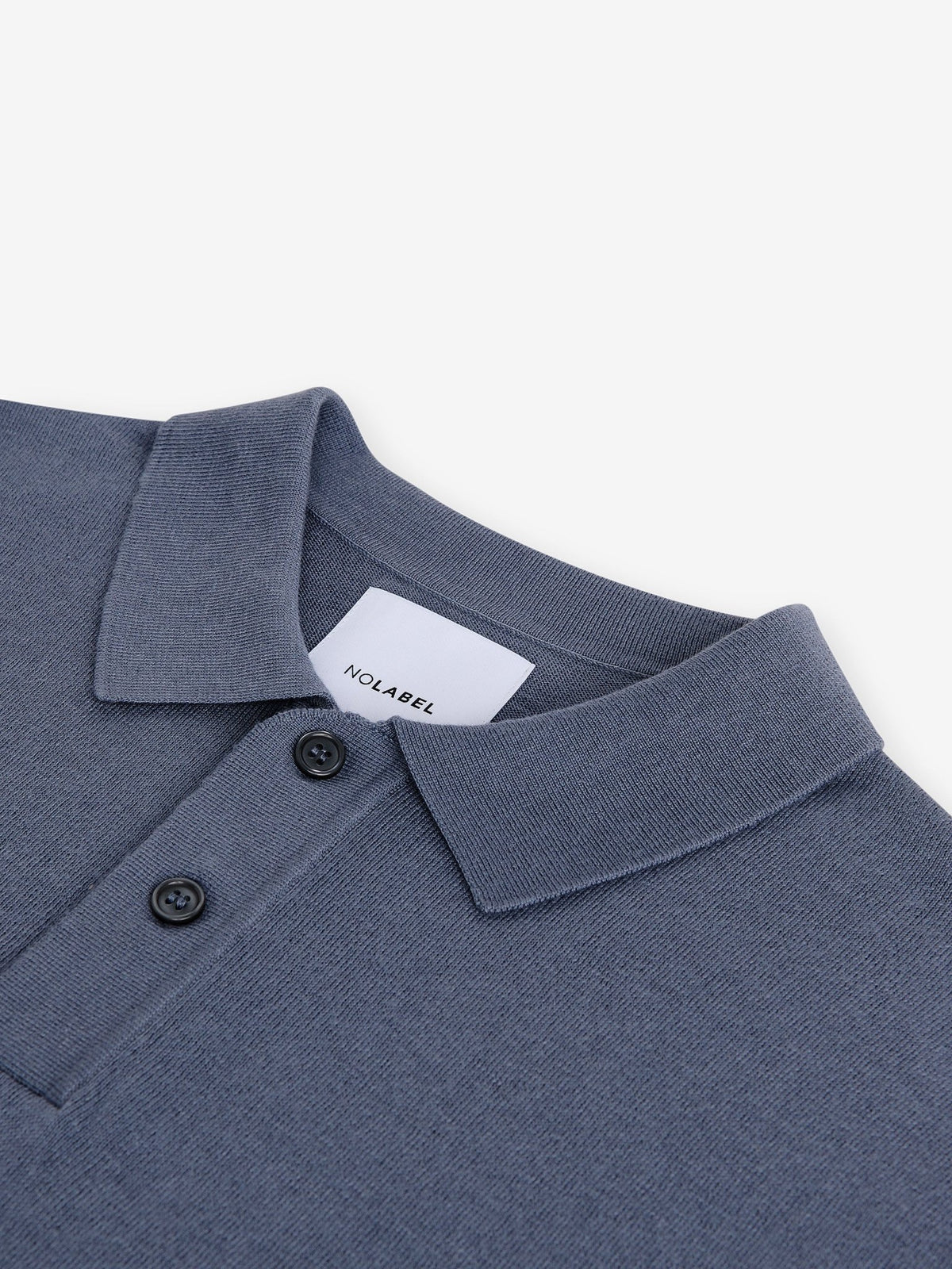 Crane Cotton-Silk Polo – Flintstone Blue - Roviane