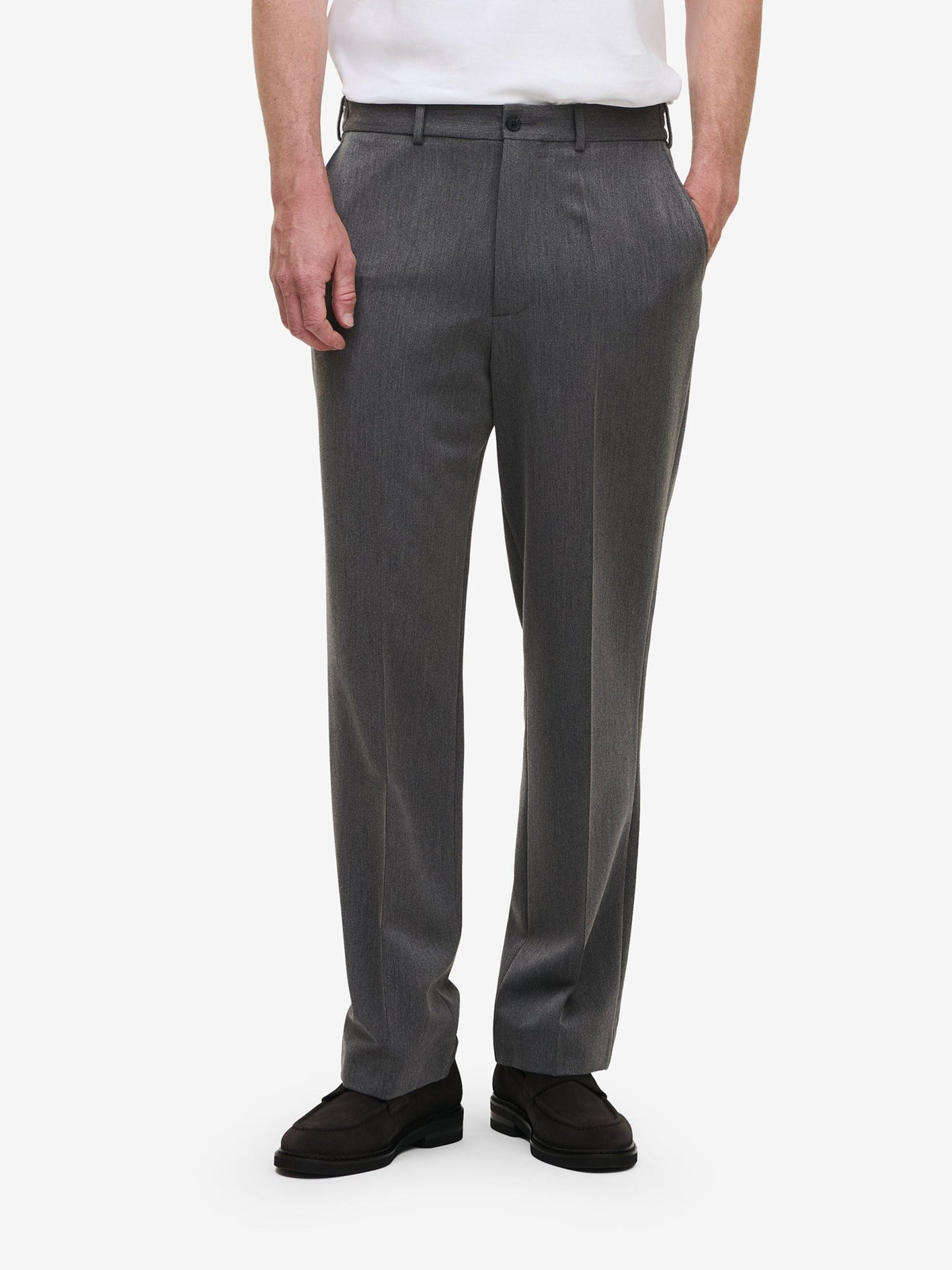 Clifton Relaxed Trousers – Dark Grey - Roviane