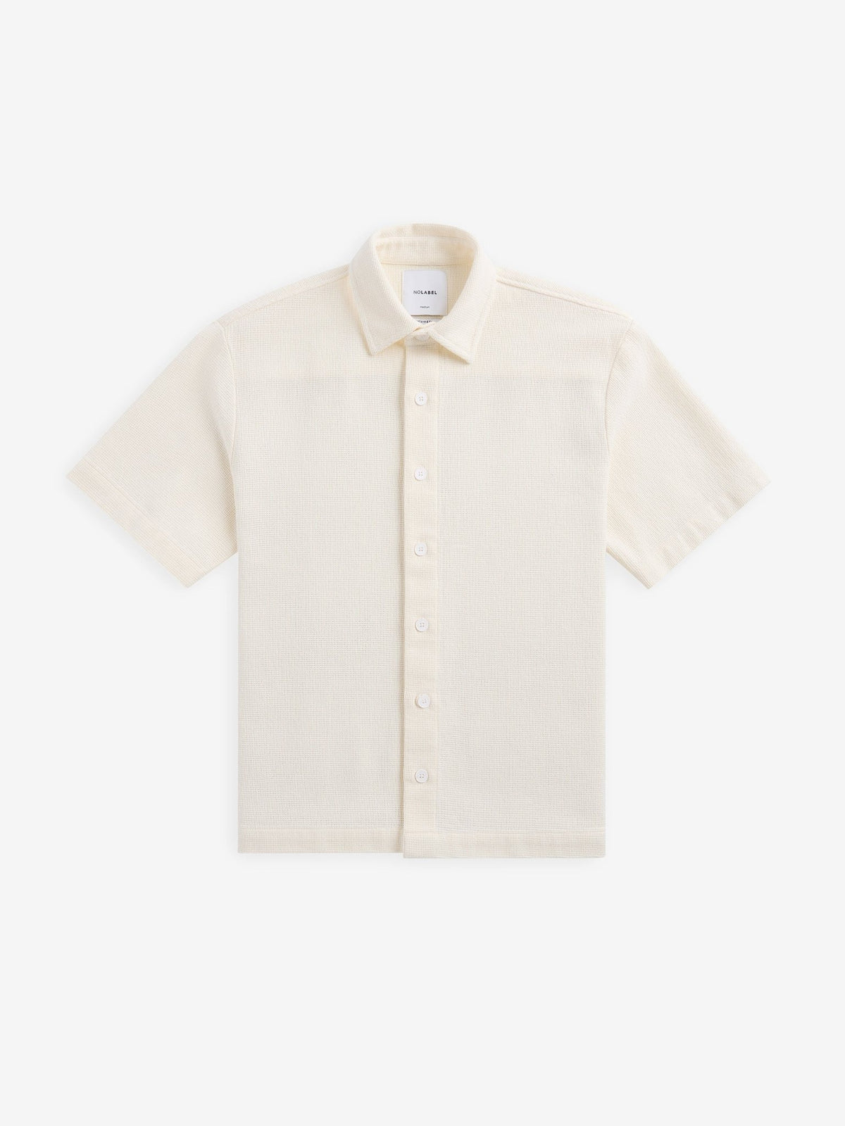 Durban Openwork Cotton Shirt – Off White - Roviane