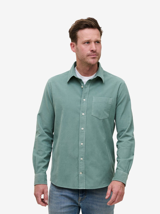 Brookvale Corduroy Shirt – Chinois Green - Roviane