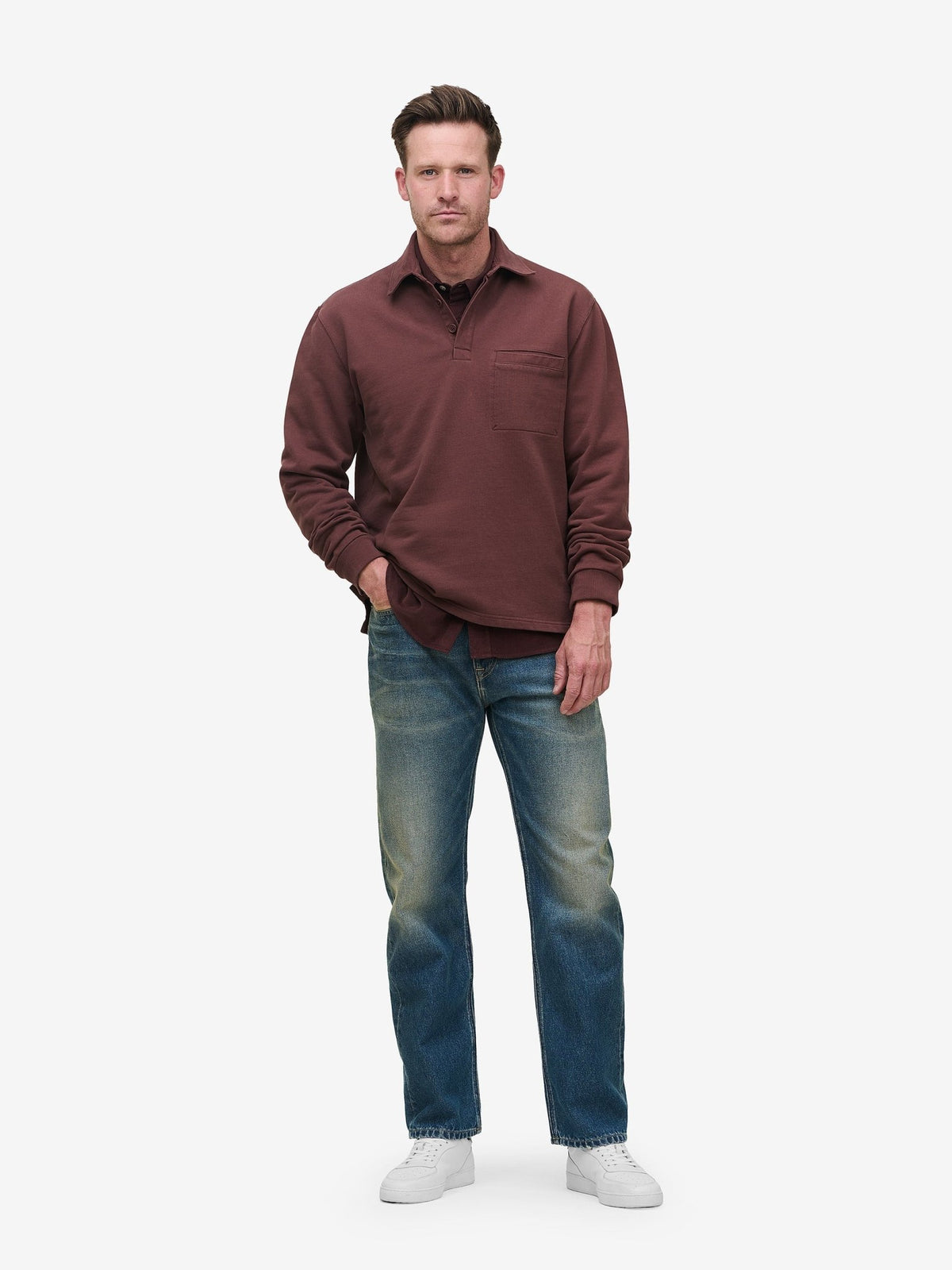 Brookvale Corduroy Shirt – Dark Mauve - Roviane
