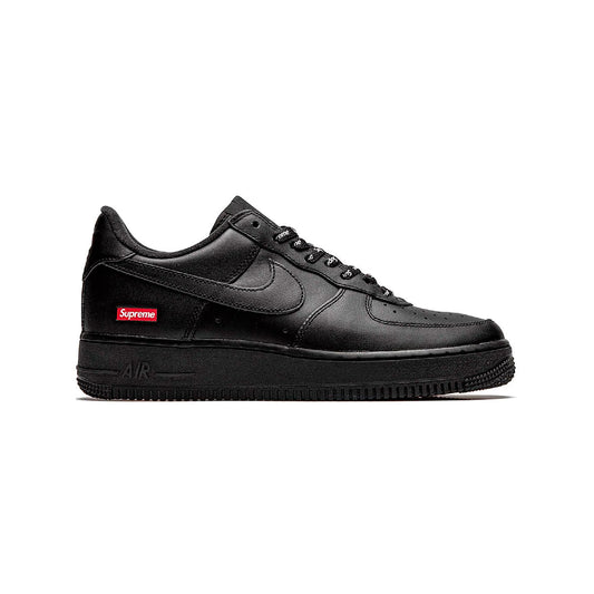 NK Air Force 1 Low x Supreme Black, Baskets Basses Unisexe Cuir
