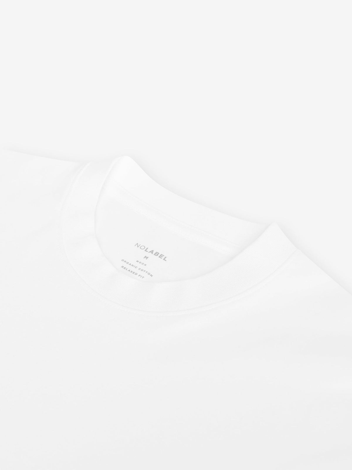 Moon Interlock Cotton T-Shirt – White - Roviane