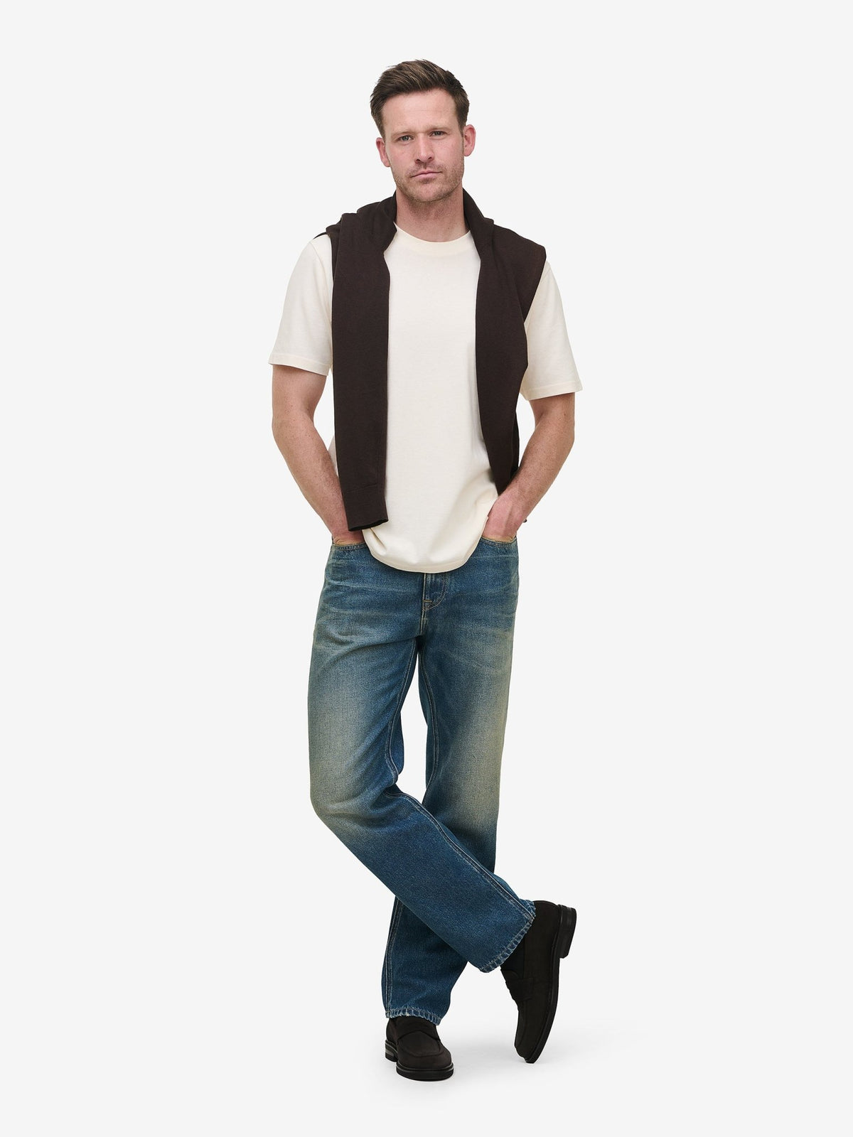 Organic Cotton T-Shirt – Off White - Roviane