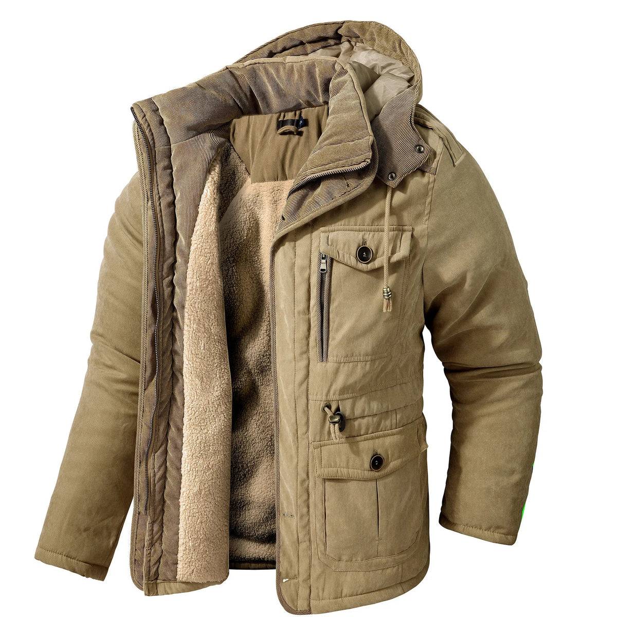 Veste d’hiver multi-poches pour homme
