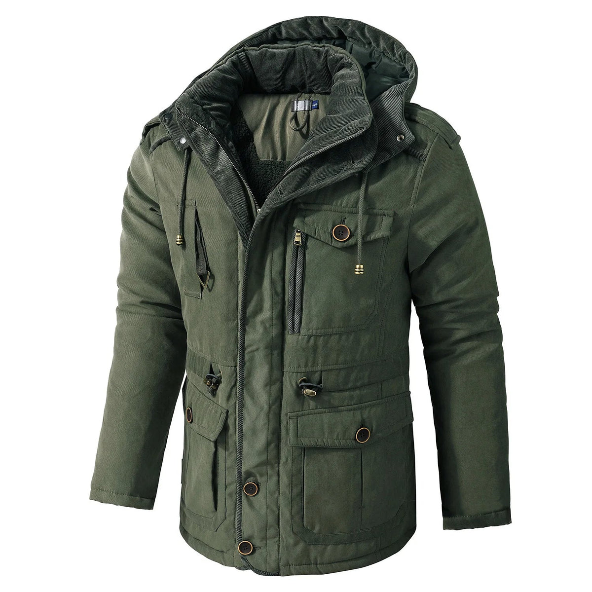 Veste d’hiver multi-poches pour homme