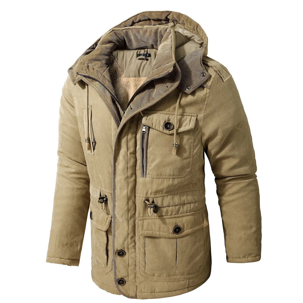 Veste d’hiver multi-poches pour homme