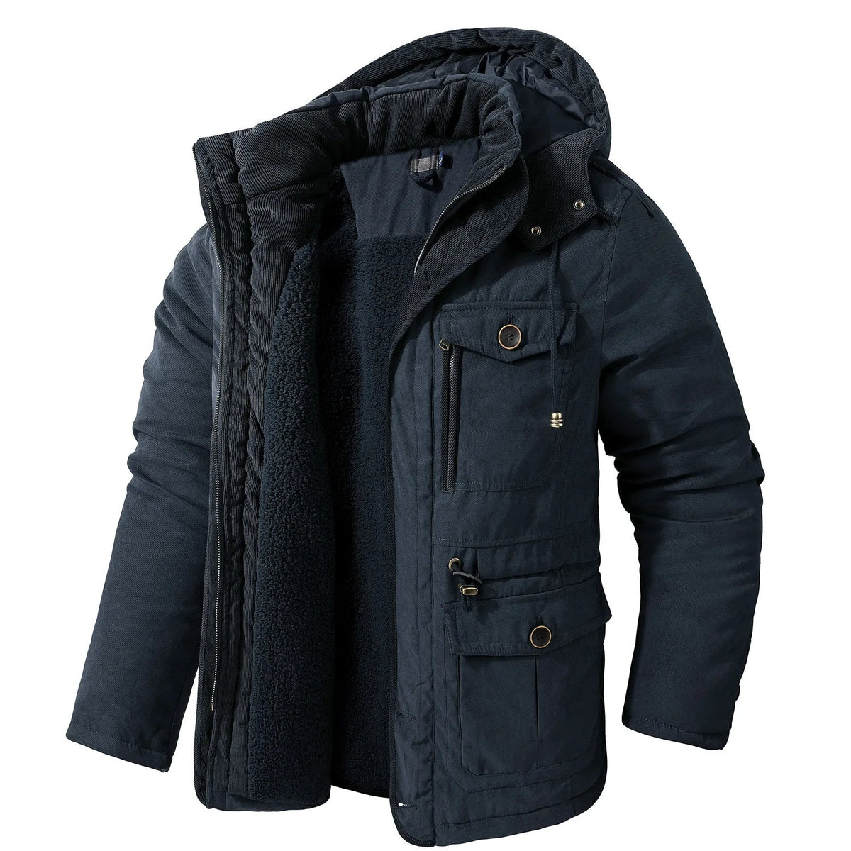 Veste d’hiver multi-poches pour homme
