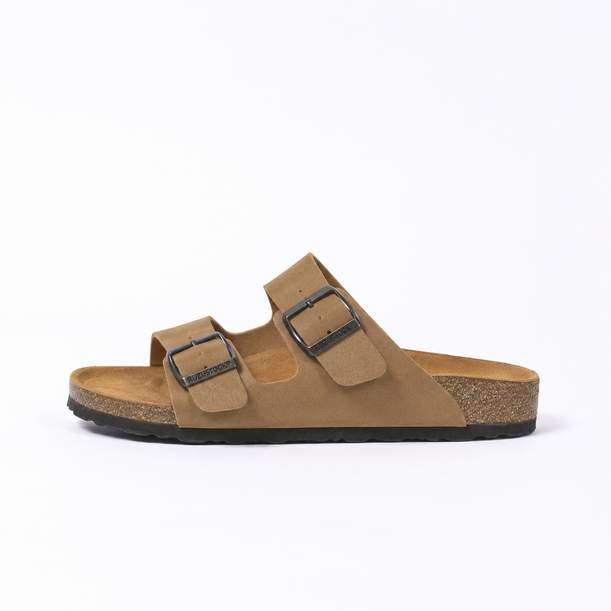 Birkenstock Boston Classic Sandals en Daim Taupe