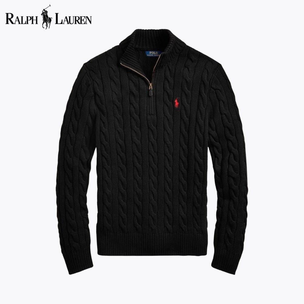Pull Torsadé Col Zippé Chunky - Roviane